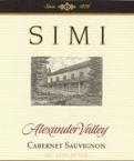 Simi Winery - Cabernet Sauvignon Alexander Valley 2022