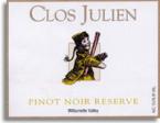 Clos Julien - Pinot Noir Reserve Willamette Valley 2023