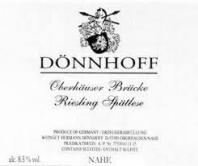 Donnhoff - Oberhauser Brucke Riesling Spatlese 2022