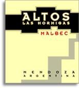 Altos Las Hormigas - Malbec Mendoza 2022