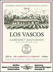 Vina Los Vascos - Cabernet Sauvignon Colchagua Valley 2022