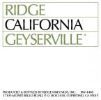 Ridge - Geyserville California 2018 (1.5L)