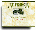 St. Francis Winery & Vineyards - Merlot Sonoma County 2019