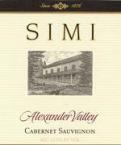 Simi Winery - Cabernet Sauvignon Alexander Valley 2021