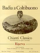Badia A Coltibuono - Chianti Classico Riserva 2018