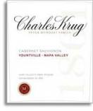 Charles Krug Winery - Cabernet Sauvignon Yountville Napa Valley 2019