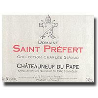 Domaine Saint Prefert - Chateauneuf-du-pape Collection Charles Giraud NV
