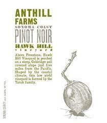 Anthill Farm Winery - Anthill Farm Pinot Noir Hawk Hill Vineyards 2021