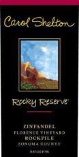 Carol Shelton - Zinfandel Rocky Reserve Rockpile Road Vineyard Dry Creek Valley 2018